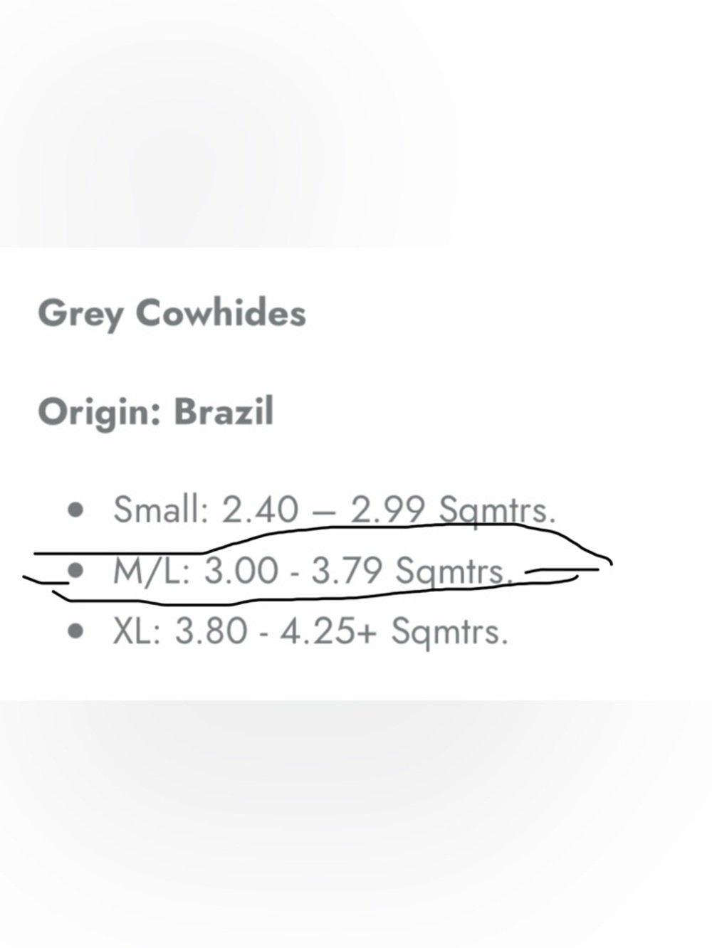 GREY COWHIDES RUG - Picture 6 of 6